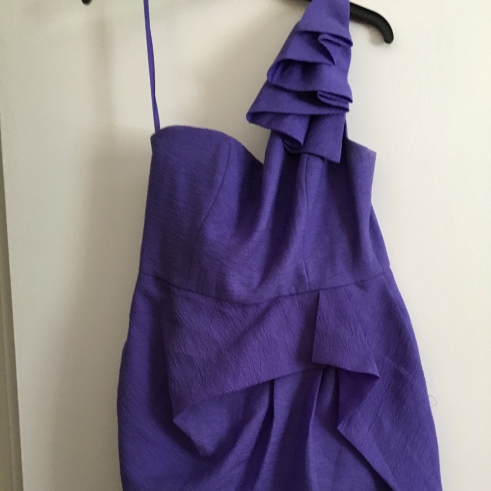 BCBG one shoulder dress